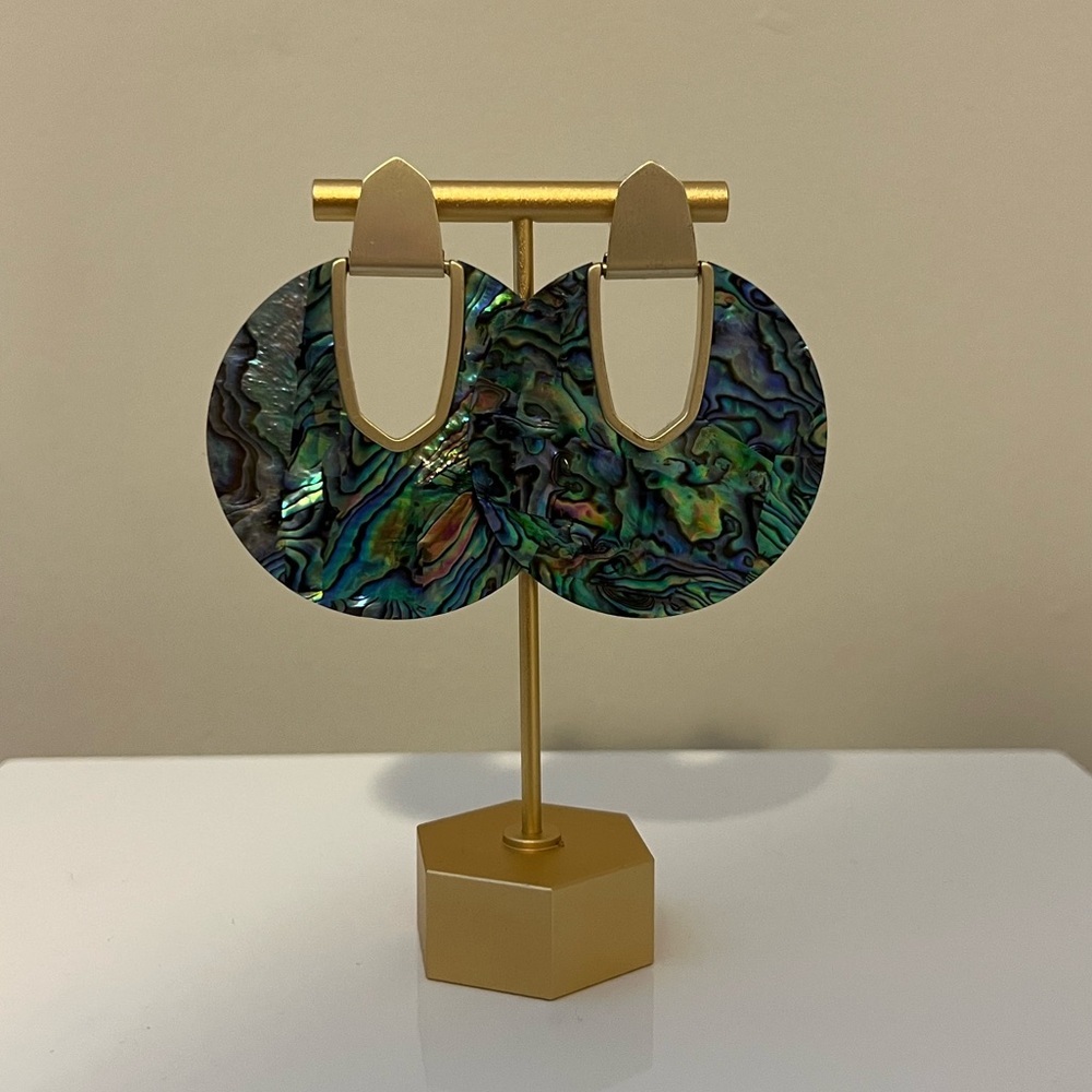 Kendra Scott Diane Statement Earrings in Abalone